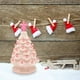 thumbnail image 4 of Árbol de Navidad de mesa Joiedomi 7 pulgadas cerámica rosa, 4 of 7