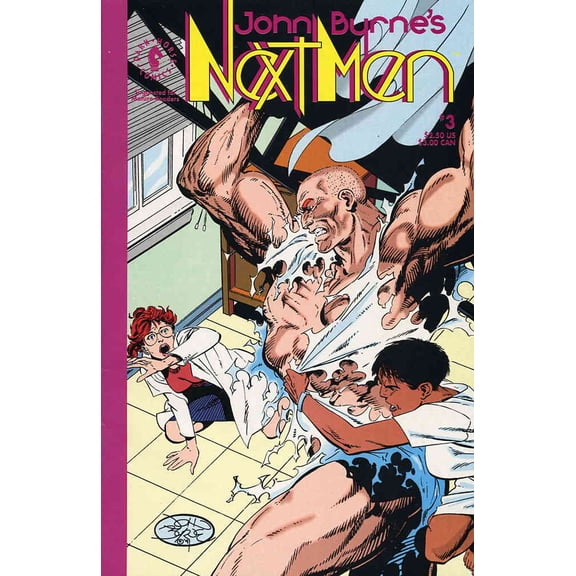 Next Men (John Byrne's ) #3 VF ; Dark Horse Comic Book