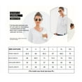 thumbnail image 4 of MLANM Women's V-Neck Pullover Sweaters Side Split Tunic Sweatshirt Casual Long Sleeve Knit tops, S White, 4 of 6