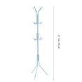 thumbnail image 2 of SHOWERORO Hanging Garments Rack Metal Clothes Organizer Blue 1Pack, 2 of 7
