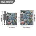 thumbnail image 6 of Yayeee Throw Blanket for Couch Soft Warm 50" x 60" Sofa Chair Bed Decoration, Sea Plants Pattern, 6 of 7
