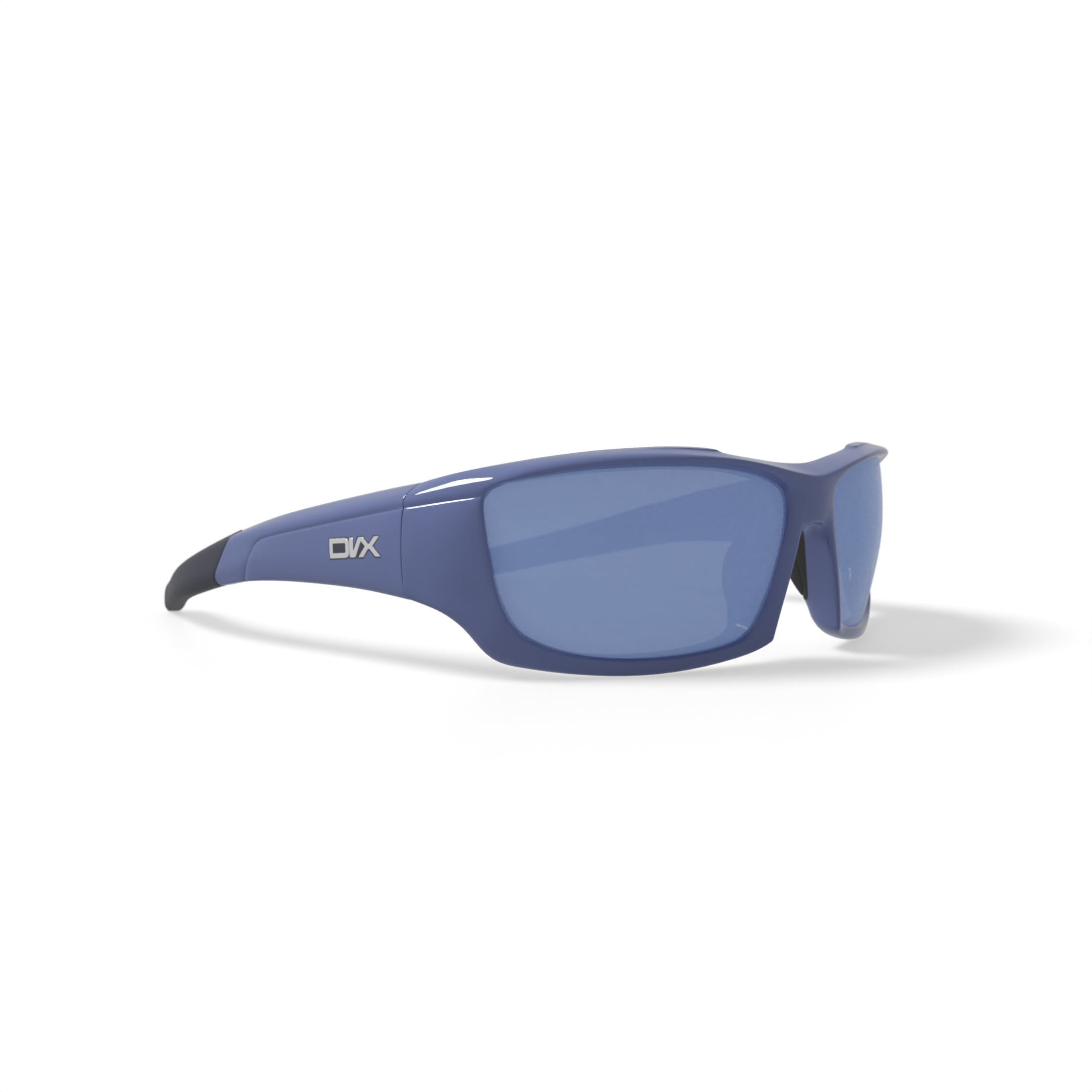 DVX Axon Sport Prescription Sunglasses, Silver Flash Lenses/Gunmetal Grey Frame, OSHA Compliant ANSI Z87.1