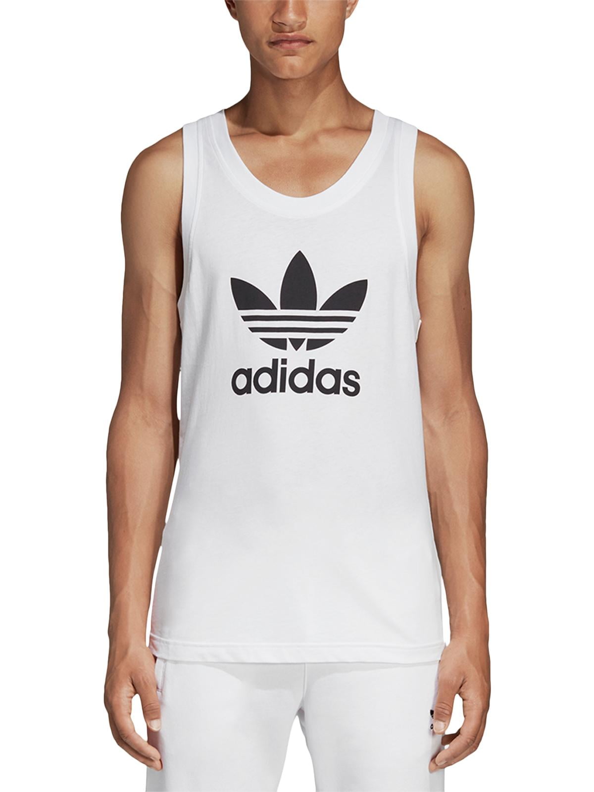 Adidas - adidas Originals Mens Trefoil Running Fitness Tank Top ...