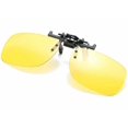 thumbnail image 2 of Polarized Night Driving Glasses Clip-On, High Beam Headlights Reduced, Polarized Lens, Glare-Free, HD Vision, 2 of 6