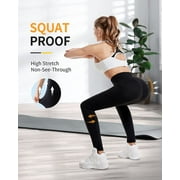 CAMBIVO Yoga Pants for Women, High Waisted Workout Leggings with Pockets