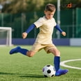 thumbnail image 3 of Kids Soccer Socks with Shin Guards Arm Sleeves for Youth Teens Soccer Protection Defender Gear for 4-16 Years Old Girls Boys, 3 of 7