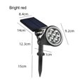 thumbnail image 2 of 7 LED Solar Halloween Spotlight Outdoor, 180°Adjustable Auto Lights, Waterproof for Garden Landscape - red, 2 of 5