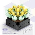 thumbnail image 1 of Building Block Flower BouquetArtificial Flowers  Building Set for Adults  Decorative Home Accessories  Valentines Day Gift Idea  Botanical Collection, 1 of 6