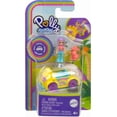 thumbnail image 2 of Polly Pocket Sun Vehicle Set, Micro Doll with Sunshine-Themed Die-cast Car & Puppy Figure, 2 of 3
