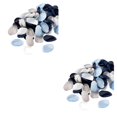 thumbnail image 4 of Moyic Pétalos de dispersión para decoraciones versátiles, 400 piezas, pétalos artificiales de poliéster, pétalos de rosa de seda, color azul oscuro colores variados 2Conjunto, 4 of 6