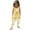 Yellow, variant on Odeerbi 1-6 Years Toddler Girls Summer Jumpsuit Tie-Dye Camisole Romper Casual Breathable Comfortable Overalls Strap Bib Overall Pants Playsuit