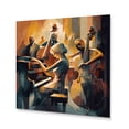 thumbnail image 2 of Designart "Leading Lady of Jazz On-Stage II" Music Jazz Metal Art Print, 2 of 5