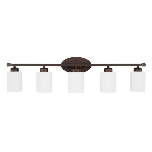 Capital Lighting 115251BZ-338 Dixon 5 Light 37" Wide Bathroom Vanity Light - Bronze