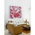 thumbnail image 5 of "A Fuschia Butterfly I" Painting Print on Wrapped Canvas, 5 of 7