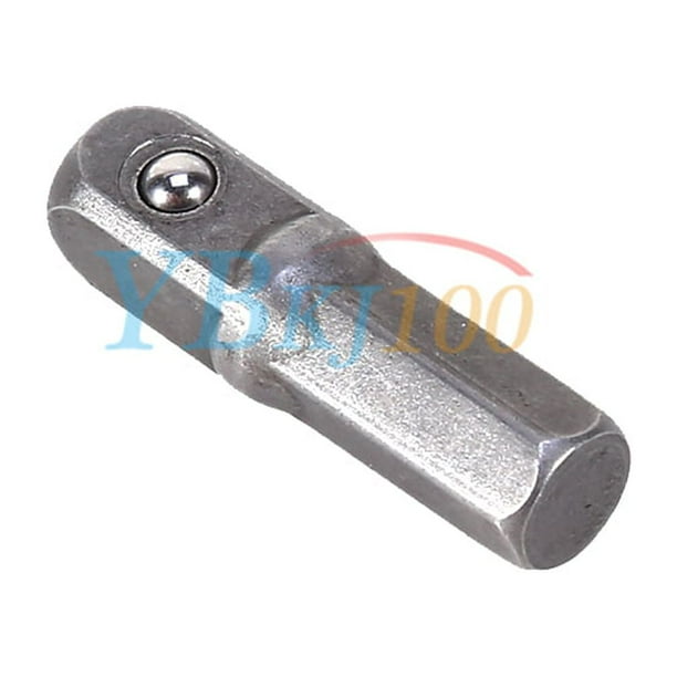 Adaptador De Taladro De Vástago Hexagonal Para Bricolaje Automotriz, Vaso De 1/4 Para Controladores De Impacto De Servicio Pesado, Cambie Su Juego De Vasos Manuales En Un Juego