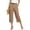 Camel, variant on Women's Solid Color Casual Fashion Breathable Loose Cotton Linen Capri Pants Summer Beach Vacation Trousers,Camel M