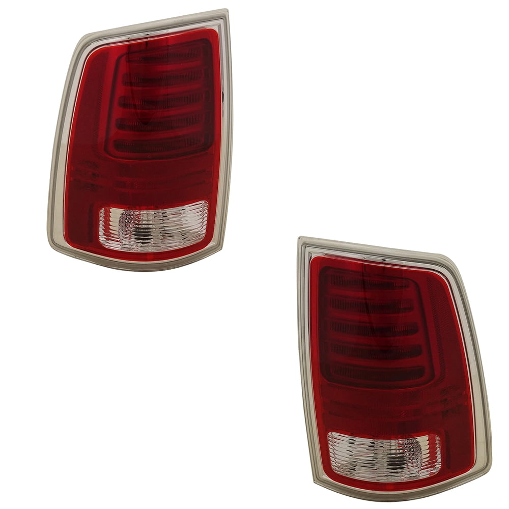New Pair Of Tail Lights Compatible With Ram 2500 3500 Tradesman Big Horn Laramie Limited Longhorn Cab Pickup 2013 2014 2015 2016 2017 2018 By CH2801203 68093078AC CH2800203 68093079AC