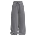 thumbnail image 4 of FYDUU Girls Sweatpants Casual Straight Leg Pants Comfortable Elastic Waistband Sweatpant Athletic Jogger Trousers School Everyday Wear 5-7 Years, 4 of 4