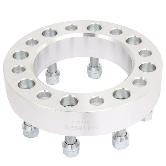 AUTOMUTO 4set 8 lug Wheel Spacer Adapters 1.5 8x6.5 to 8x6.5(8x165.1 mm) for 99-10 for Silverado for Sierra 1500HD for 2500HD for 3500HD Thread Size 14x1.5(126.15mm)