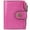 Rose red, variant on FALAN MULE Small Wallet for Women Leather Bifold Compact Small Womens Wallet with RFID Blocking