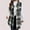 01-Black, variant on 2025 Women's Fall Sleeveless Flannel Vest Tops - Plaid Long Single Breasted Casual Fashion Jackets with Pockets 02-Camel L