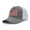 Gray, variant on American Flag Trucker Hat for Men Women, Adjustable Snapback Mesh USA Flag Baseball Cap