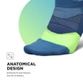 thumbnail image 7 of Feetures Elite Ultra Light Cushion Ankle Socks - Sport Sock with Targeted Compression - Bahama Blue, XL (1 Pair), 7 of 7