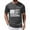 Dark Gray, variant on HomeGardon Mens Short Sleeve Shirts Mens Tshirts Basic,Men's Shoulder Spring/Summer Top Regular Printed Funny Top Round Neck Comfortable T-shirt Short Sleeve Top,S-XXL