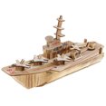 thumbnail image 2 of Toy wooden model crafts children toy collection Hugo Portaaviones de madera, 2 of 7