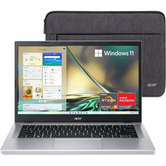 Acer Aspire 3 14 Inch Full HD Laptop AMD Ryzen 5 7520U 2.8 GHz 8GB RAM 512GB SSD Window 11 Home Certified Refurbished