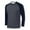 #Dark Gray, variant on DPTALR George Men's Breathable Solid Color Sport Raglan Long Sleeves Round Neck Shirt,White,Big and Tall Men S