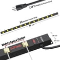 thumbnail image 2 of ZESEN Regleta de alimentación larga de 12 salidas con cable de 15 pies, protector contra sobretensiones industrial de alta resistencia, certificado ETL, ideal para talleres, garajes y bancos de trabaj, 2 of 5