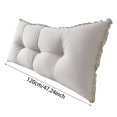 thumbnail image 3 of Wedge Cushion Headboard Reading Pillow Removable Cover, Bed Bedroom Positioning Support Bolster for Sofa Bed, Low Corner Backrest Cushion for Comfortable Rest, 3 of 7