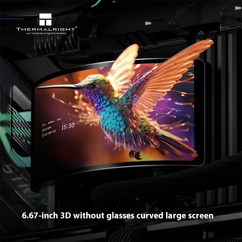 Thermalright Rainbow Vision 360 Turbo Argb Black Rainbow Vision Curved Screen Cooler Cpu Liquid  Cooler