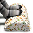thumbnail image 3 of Acorn Foot Rest, Mushroom and Holly Berries Pattern Nature Growth in the Fall Season Illustration, Non-Slip Backing Adjustable Ergonomic Memory Foam Leg Support for Office, Multicolor, by Ambesonne, 3 of 5