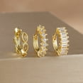 thumbnail image 3 of 3PCS Multi Color CZ Hoop Earrings Set for Women Stainless Steel Circle Round Huggie Earrings 2025 Trend Jewelry pendientes mujer, 3 of 10