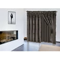thumbnail image 4 of SAMIMPORT-2011 Nada Brown Leaf Floral Window Treatment Curtains, 60” x 84” (8 Panels), 4 of 4