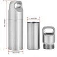 thumbnail image 4 of Spptty Outdoor Emergency Kit, Durable Camping Pill Container Lightweight Medicine Bottle Corrosion-Resistant Survival Bottle Camping Pill Container, Survival Bottle, For Camping For Outdoor, 4 of 8