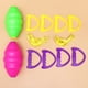 thumbnail image 4 of juguetes interactivos divertidos de doble combinación para tirar al aire libre, pelotas de lanzamiento, actividades educativas para padres e hijos (rosa y verde), 4 of 6