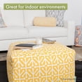 thumbnail image 4 of Majestic Home Goods Decorative Steel Micro-velvet Large Ottoman, 4 of 5