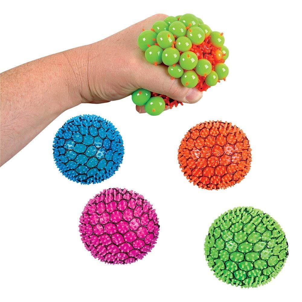 Pack of 12 Mesh Squishy Ball Squeeze Grape Toy Lot Anti Stress Relief Reliever for sale online 