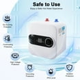 thumbnail image 3 of 8L Mini-Tank Electric Water Heater  1500W Fast Heating, 30-65°C Temp Range, Energy Efficient, Vertical Design, 3 of 7