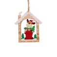 thumbnail image 1 of Gibobby Adornos de colgantes de Navidad Colgantes de etiqueta de recorte de hueca Adornos de Rústicos Adornos de árbol de Navidad para decoraciones navideñas(C), 1 of 5