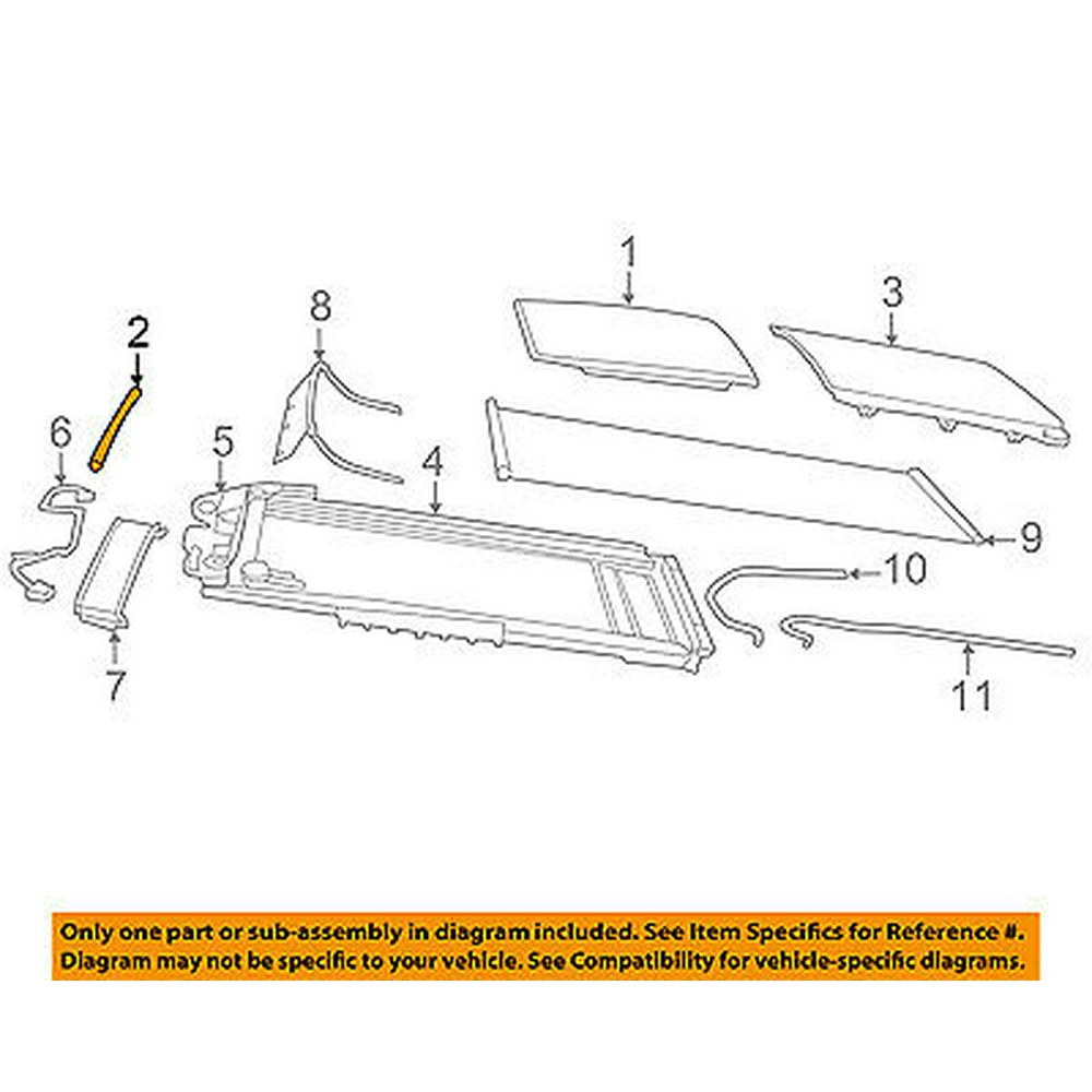 CHRYSLER OEM 1116 300 SunroofFront Seal 68081082AA