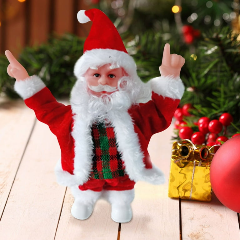 VerPetridure Christmas Santa Claus Doll Electric Singing