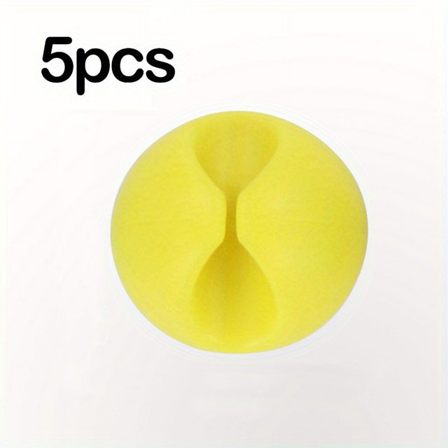 1/2/3/5/10/20 Pcs Silicone Cable Organizer, Data Cable Storage And Finishing Buckle,