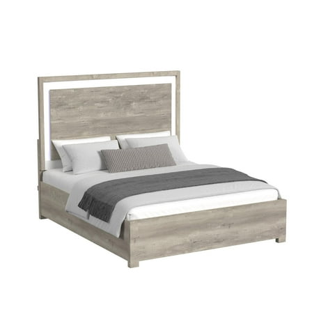 Picket House Furnishings Vega King Bed with LED in Dual Tone