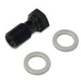 thumbnail image 2 of Vibrant 11455 Banjo Bolt 12mm x 1.000 x 20mm w/ Washers Black Anodized Aluminum, 2 of 4