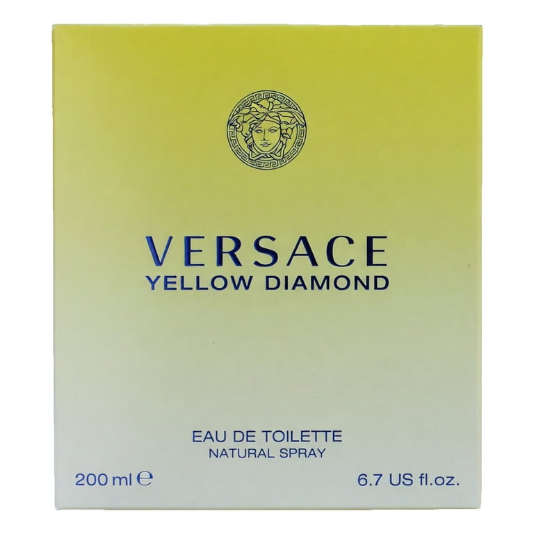Versace Yellow Diamond Eau de Toilette Spray, 6.7 oz, Feminine