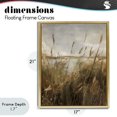 thumbnail image 4 of Stupell Industries Transitional Tall Grass Beside Quiet Lake Gold Floating Frame Canvas Art, 17 x 21, by Creative Studio, 4 of 8